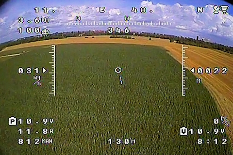 FPV-Videostandbild mit Cyclops Breeze OSD Pro