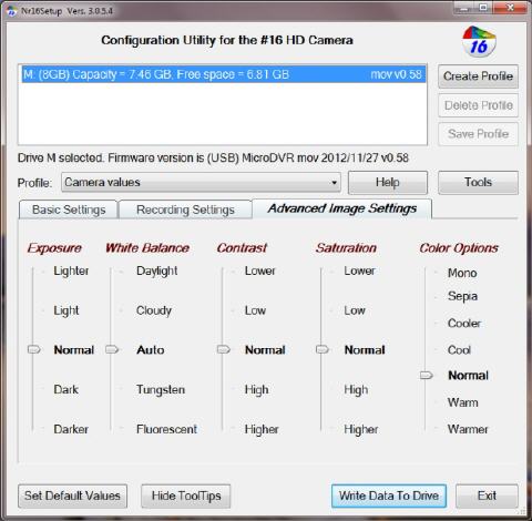 Screenshot Konfigurationstool für Keycam #16